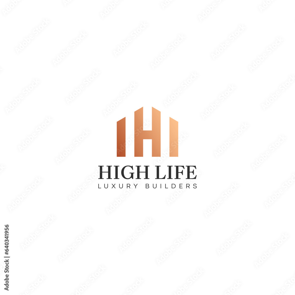High Life Real Estate logo with minimalist icon