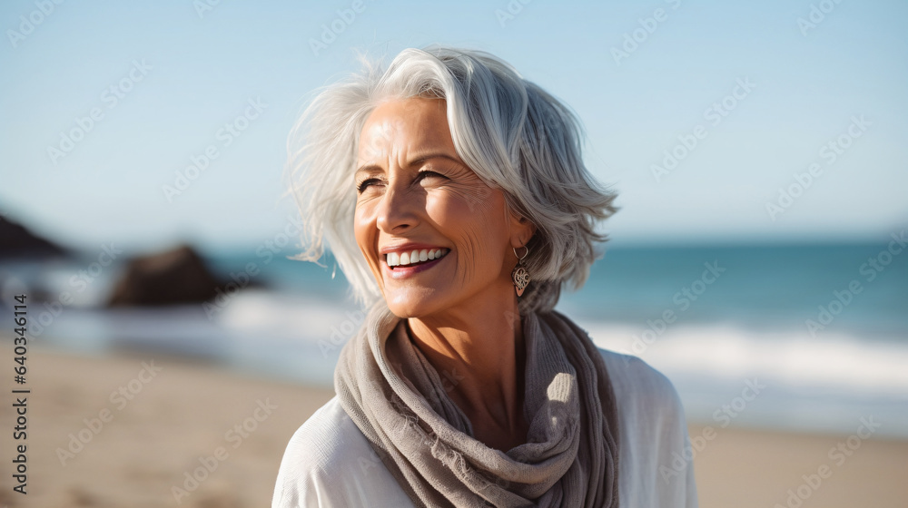 Beautiful senior model. Elderly women portrait with smiling face. Beautiful senior model. Elderly women portrait with smiling face.