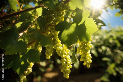 green leaves of grapes