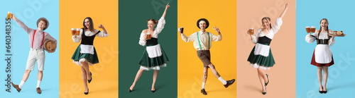 Collection of happy German ...