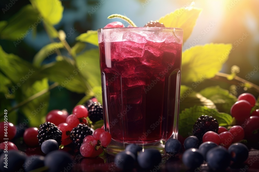 fruit cocktail with berries fruit cocktail with berries