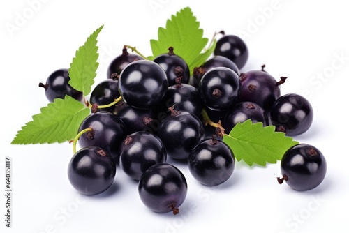 black currant isolated on white background