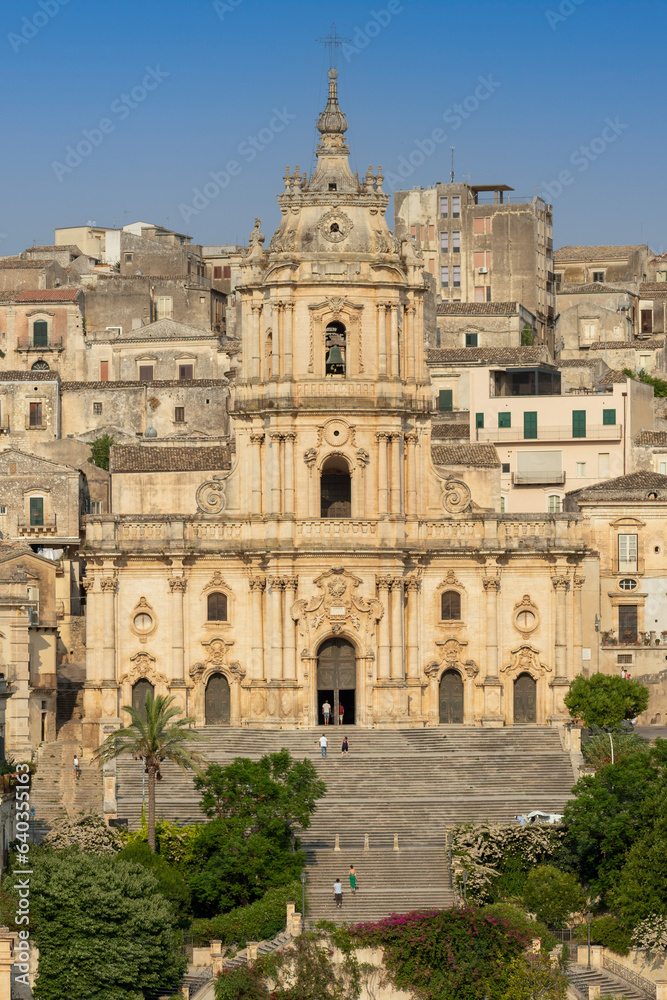 Veduta del Duomo di San Giorgio - Modica - Ragusa - Sicilia - Italia
