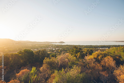 Sunset in Calvi, Corsica photo