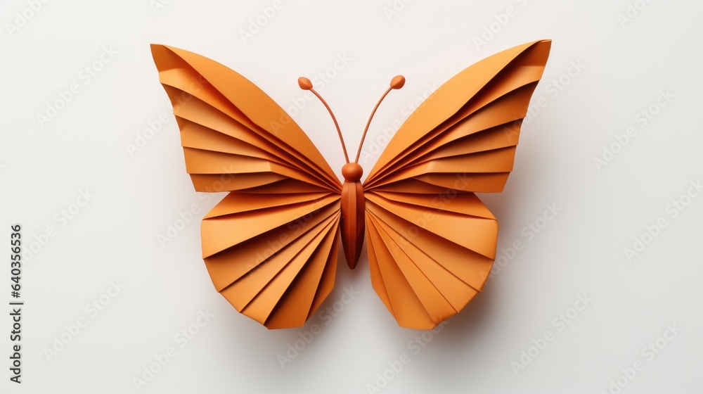 Origami paper butterfly 