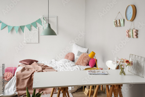 Interior of children's bedr...