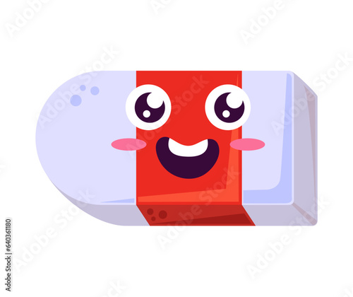 kawaii school eraser