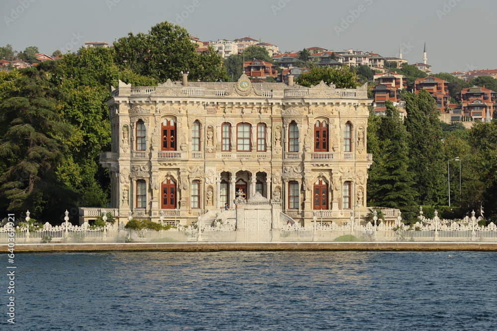A view of Kucuksu mansion in Beykoz, Istanbul. A view of Kucuksu mansion in Beykoz, Istanbul.