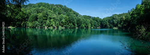 Emerald lake in northern Poland - close to Szczecin