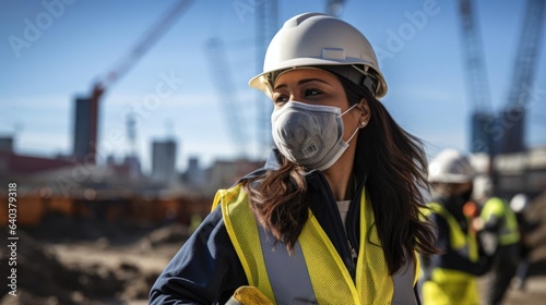 diversity and inclusivity photography woman working on construction site wearing PPE