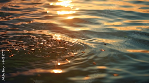 sun reflection in water