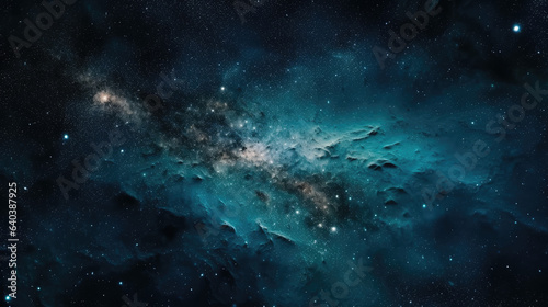 Galaxy Background Space Blue Space.