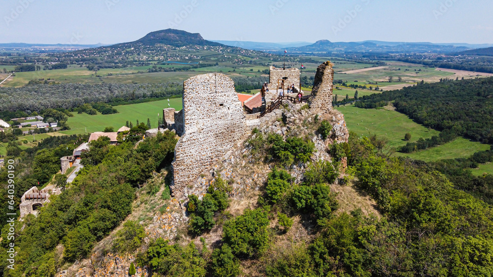 Castle with landscape Castle with landscape