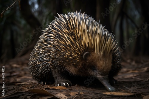 Echidna This species of monotreme. Generative AI