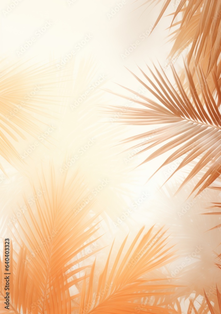 Natural palm leaf background