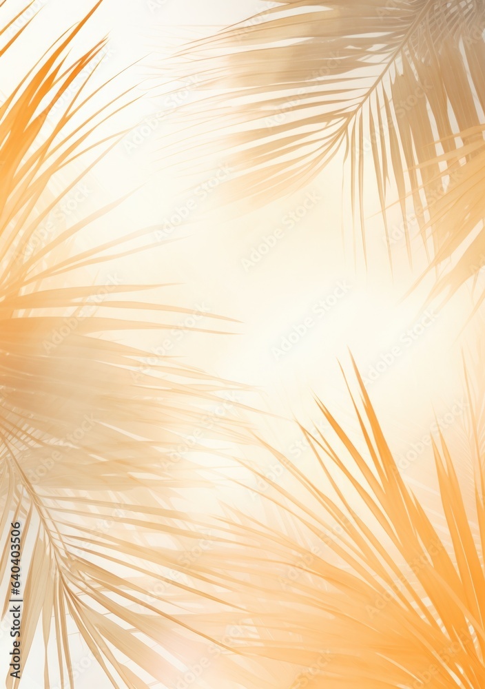 Obraz premium Natural palm leaf background