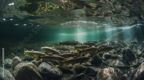 Trout Dynamics: A Researcher's Perfect Backdrop for Presentations and Publications
