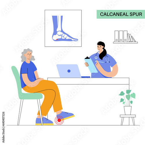 Heel spur poster