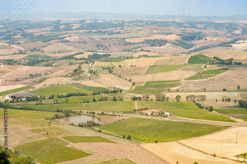 Panorama in Val d'Orcia, Siena, Toscana