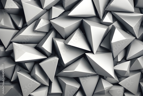 abstract background with triangles  Background featuring abstract 3D triangles