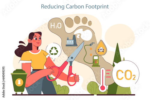 Environment protection and reduction of carbon footprint. Global strategy