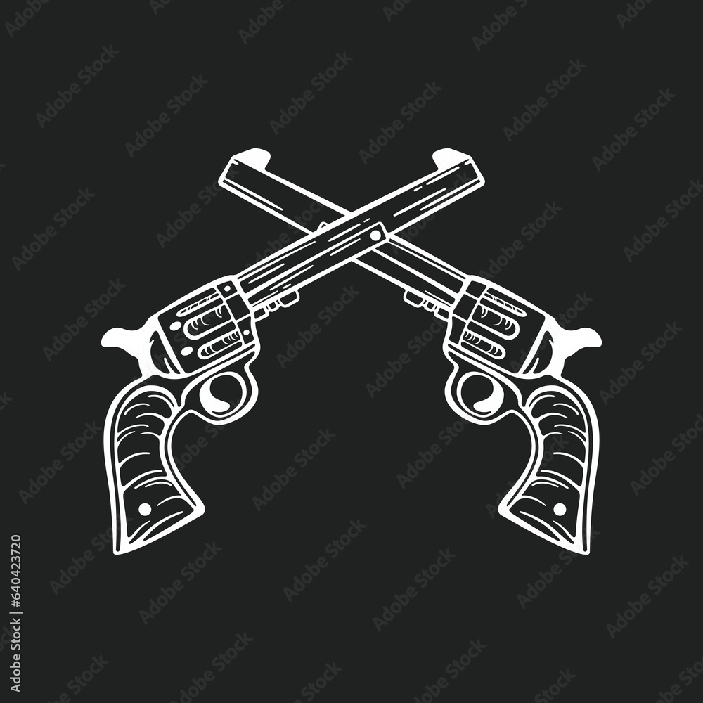 Wild West Icon, Wild West Vector, Vector Illustration Background