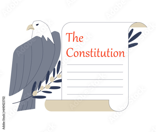American constitution day. National USA holiday on September 17th.