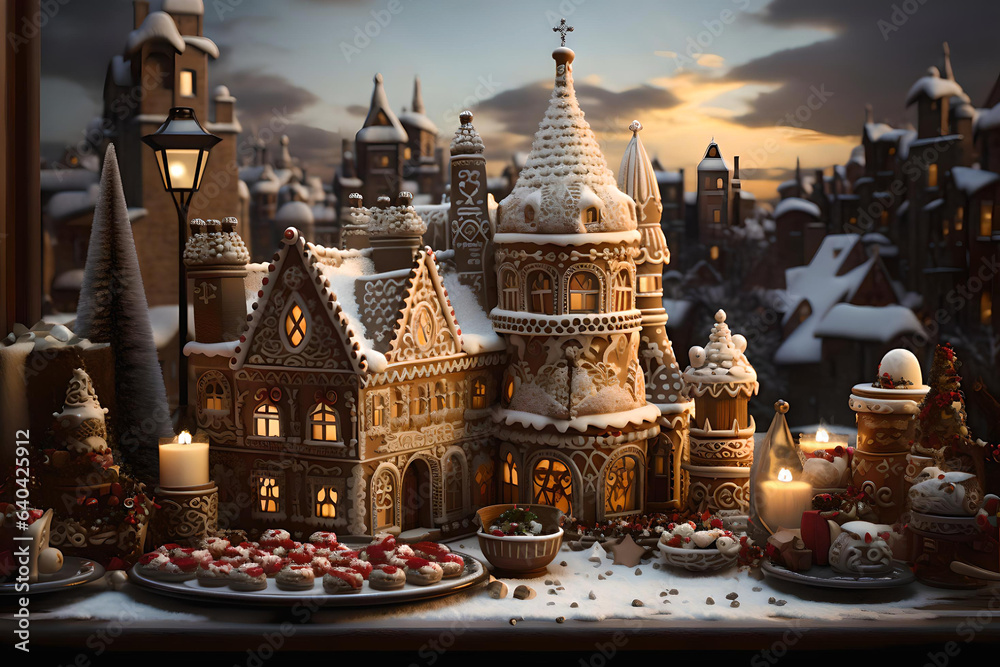 Gingerbread house, Gingerbread castle, Gingerbread cookies, Christmas cookies, Christmas, Xmas