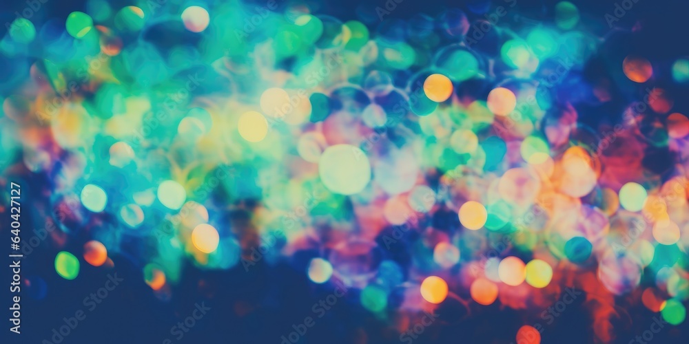 Festive lights defocused blurred shiny glitter background. Merry Christmas and Happy New Year. Festive bright beautiful background