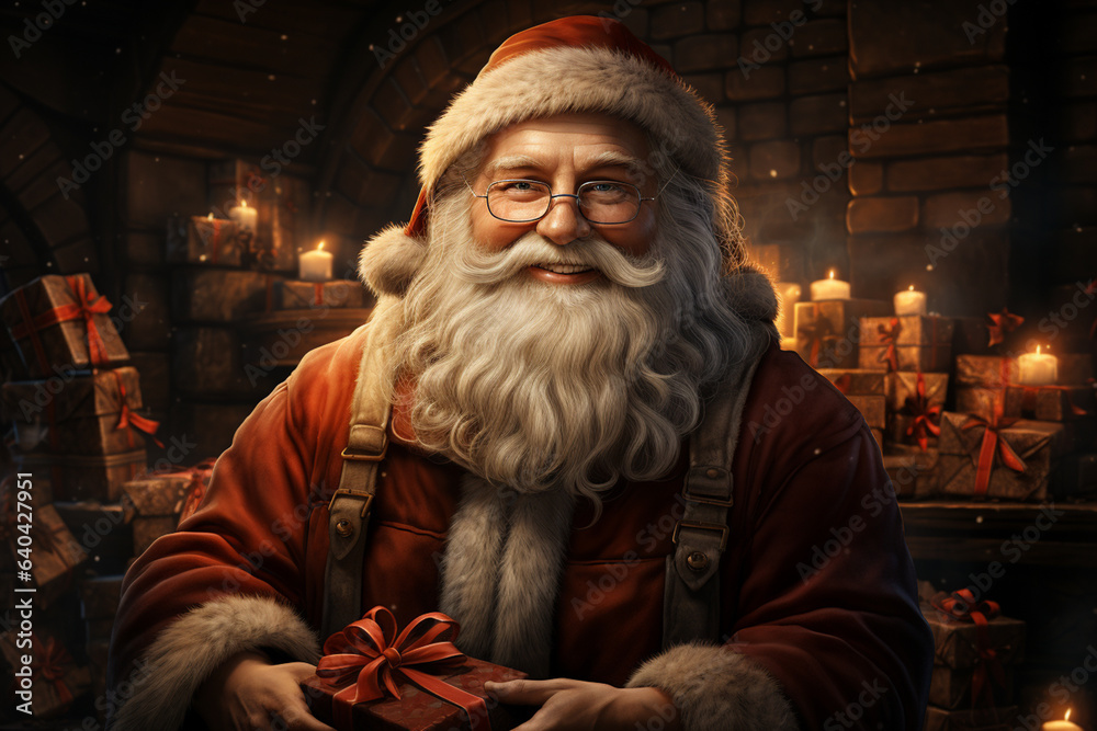 Design a heartwarming Christmas postcard that spreads joy and warmth.