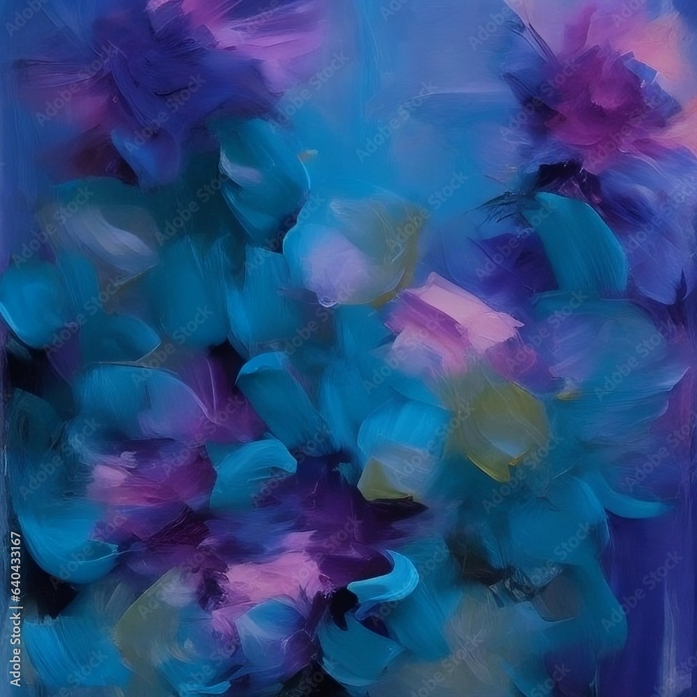 Abstract background with flowers