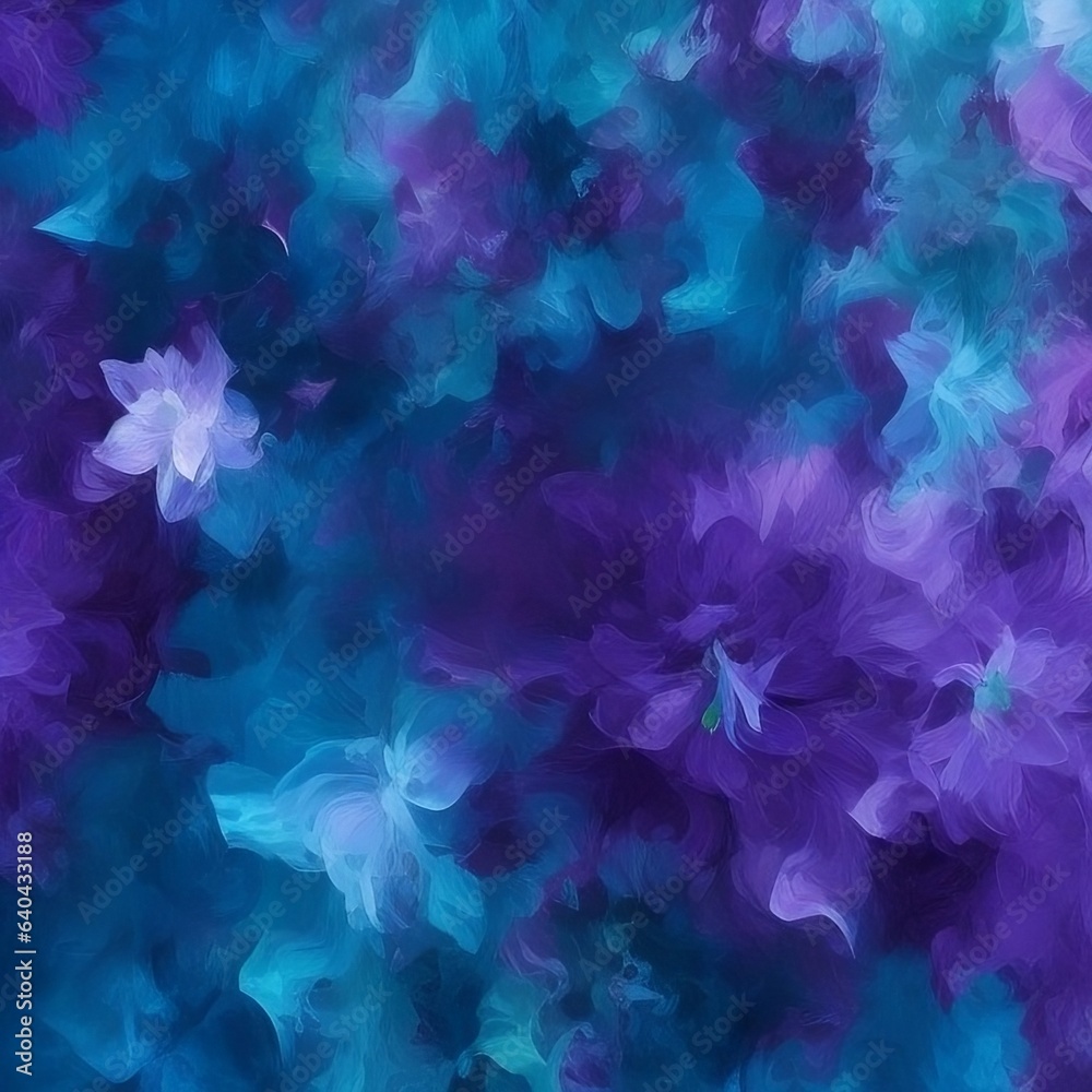 Abstract Background with Flowers
