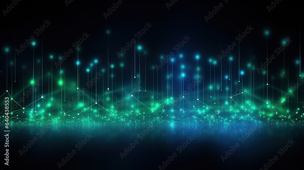 Abstract blue background with light elements Abstract blue background with light elements