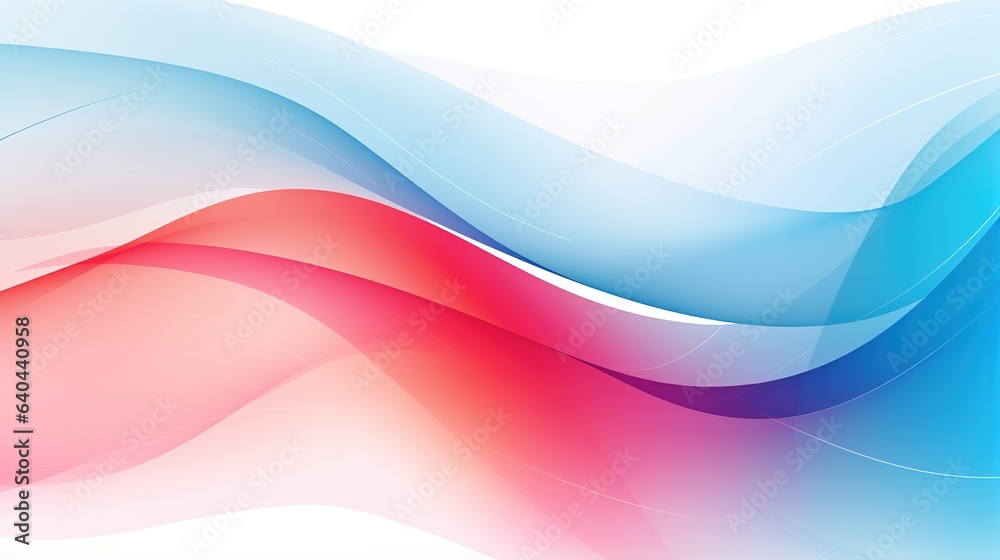 Obraz premium Abstract Wave Background Design in Blue and Light, Vector Illustration with Dynamic Flow and Futuristic Energy