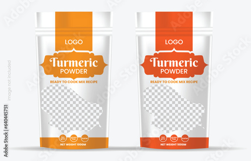 Food product disposable packaging isolated vector templates.