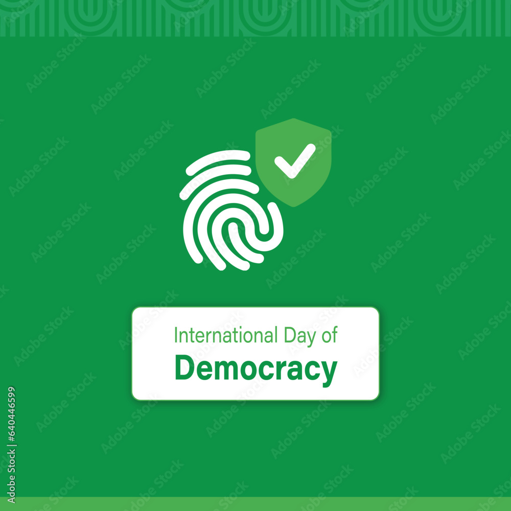 Free vector international day of democracy concept Free vector international day of democracy concept