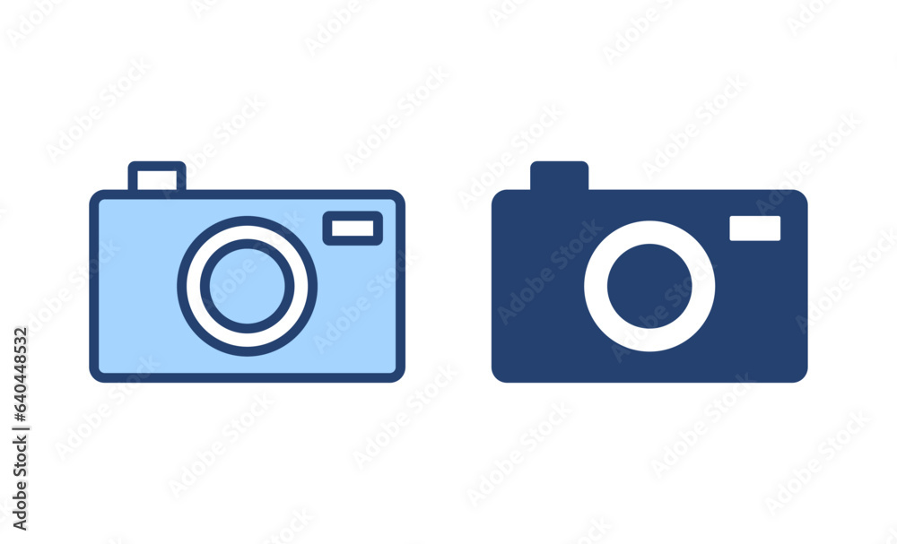 Camera icon vector. photo camera sign and symbol. photography icon.