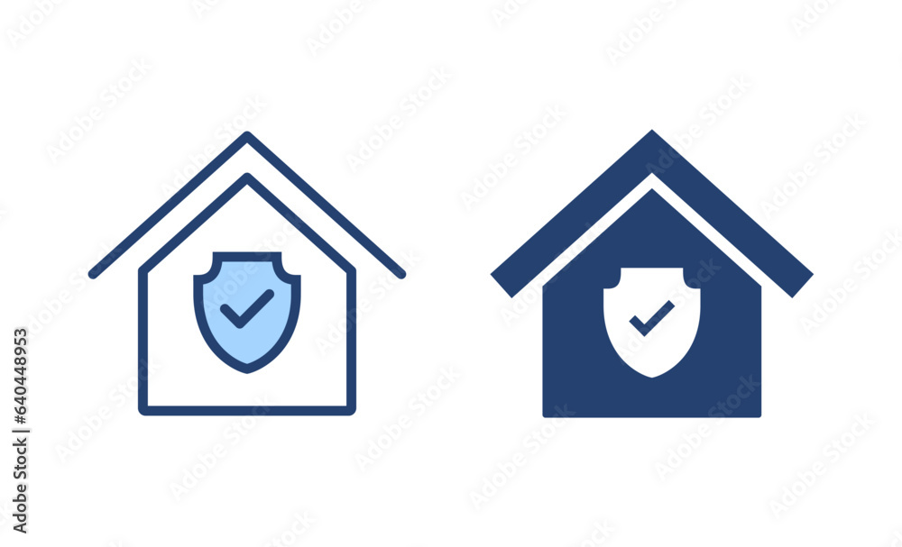 home insurance icon vector. home protection sign and symbol home insurance icon vector. home protection sign and symbol