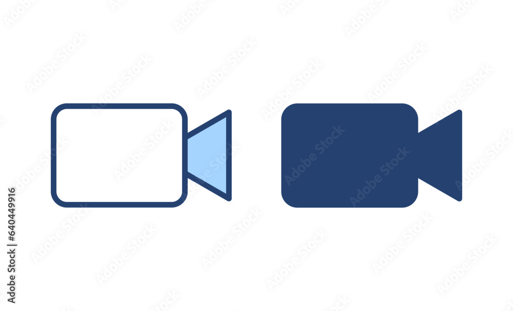 Video icon vector. video camera sign and symbol. movie sign. cinema Video icon vector. video camera sign and symbol. movie sign. cinema