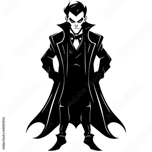 vampire silhouette vector