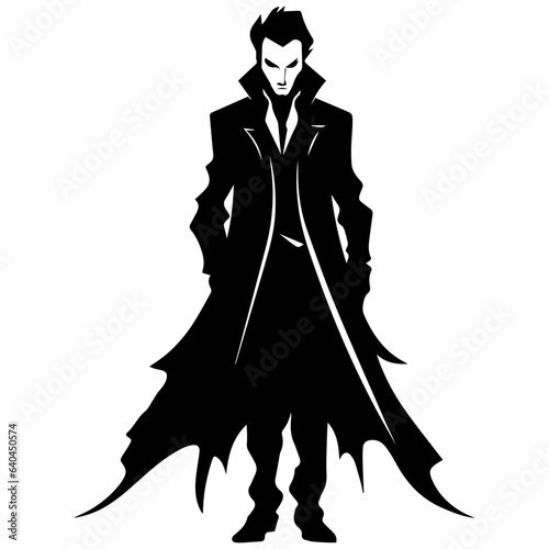 vampire silhouette vector