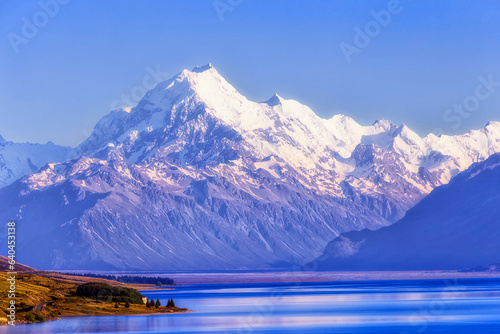 NZ Mt Cook Lake peak 260mm