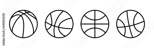 Basketball icon vector. basketball logo vector icon