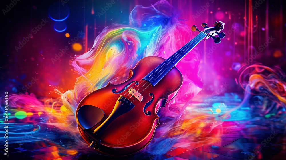 Discover the enthralling fusion of violin music and vivid smoke visuals. A blend of classical and contemporary artistry, all made possible by Generative AI.