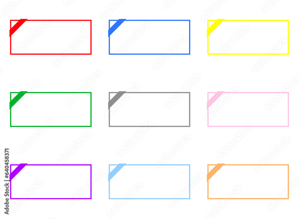 白色のシンプルなクーポン　同色のリボン1本