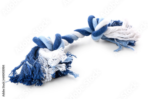 Cotton toy for pet isolated...
