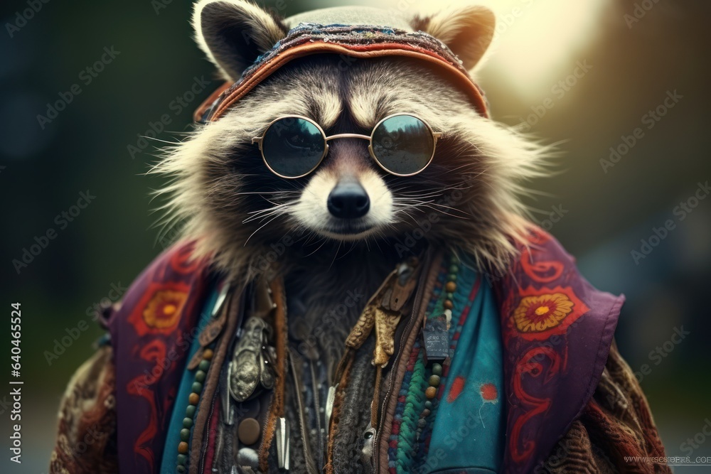 Hippy Raccoon: Groovy Fashion and Fun Vibes
