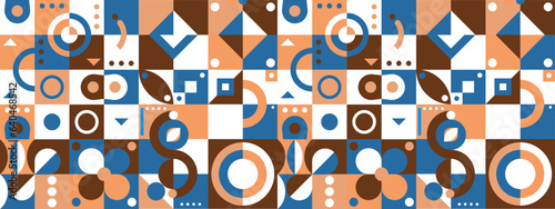 vector gradient mosaic channel art template
