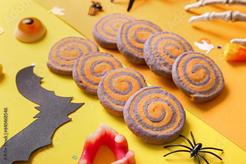 Halloween pinwheel cookies ...