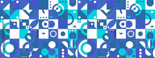 vector gradient mosaic channel art template